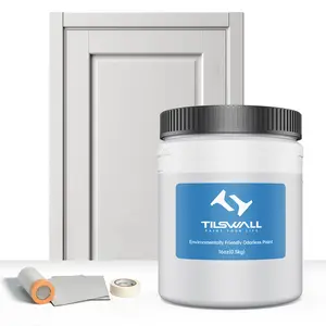 TILSWALL Odorless Paint, 16oz Dilution-Free Interior/Exterior Paint for Furniture, Cabinets, Fence & Wall | Classic Satin Finish | Eco-Friendly Low VOC