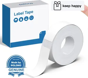 Genuine Self-Adhesive Thermal Printer Stickers, Compatiblewith P31S and P21 Sticker Label Printer, 14x40mm(0.59"x1.57"),180 Tapes/Roll (No Printer)