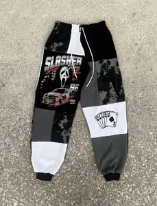 Ghostface Sweatpants |  Vintage Streetwear |  Halloween Scary Pants |  Halloween Clothing