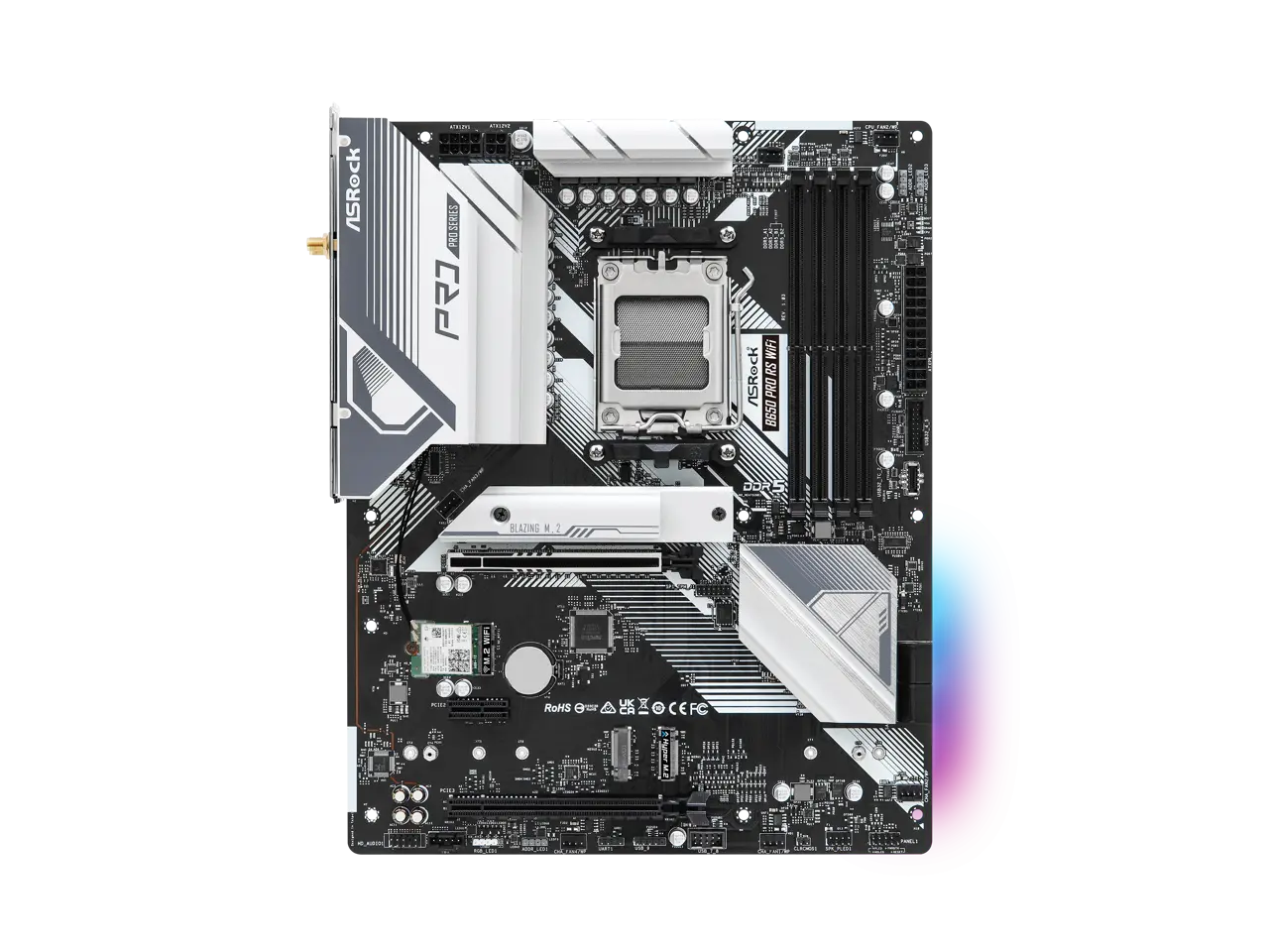 ASRock B650 Pro RS WiFi AM5 AMD B650 ATX Motherboard ASRock B650 Pro RS WiFi AM5 AMD B650 ATX Motherboard
