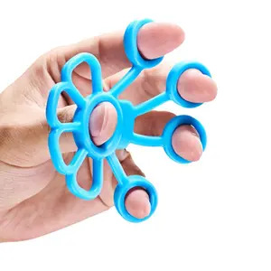 Silicone Finger Exerciser, 1 Count Fitness Hand Grip, Forearm Strength Muscle Trainer, Gym Finger Gripper, Rehabilitation Training Tool