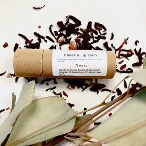 Organic Natural Cheek And Lip Stain / Organic Tinted Lip Balm / Lip Gloss / Organic Blush / Blush / Cheek Stain / Natural Lip Color Lightweight Long-lasting