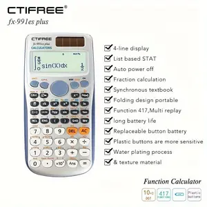 Multifunctional Scientific Function Calculator, 1 Count 417 Function Calculator, fx-991ES PLUS Calculator for Student Exam, Office Supplies