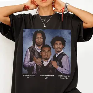 Victor Wembanyama Stephon Castle Dylan Harper Shirt, Step Bros Tee, Funny Basketball T Shirts