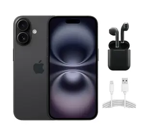 Refurbished Apple iPhone 16 Plus (Unlocked) A3082 Good Condition with Wireless Earbuds & 1 Year Warranty