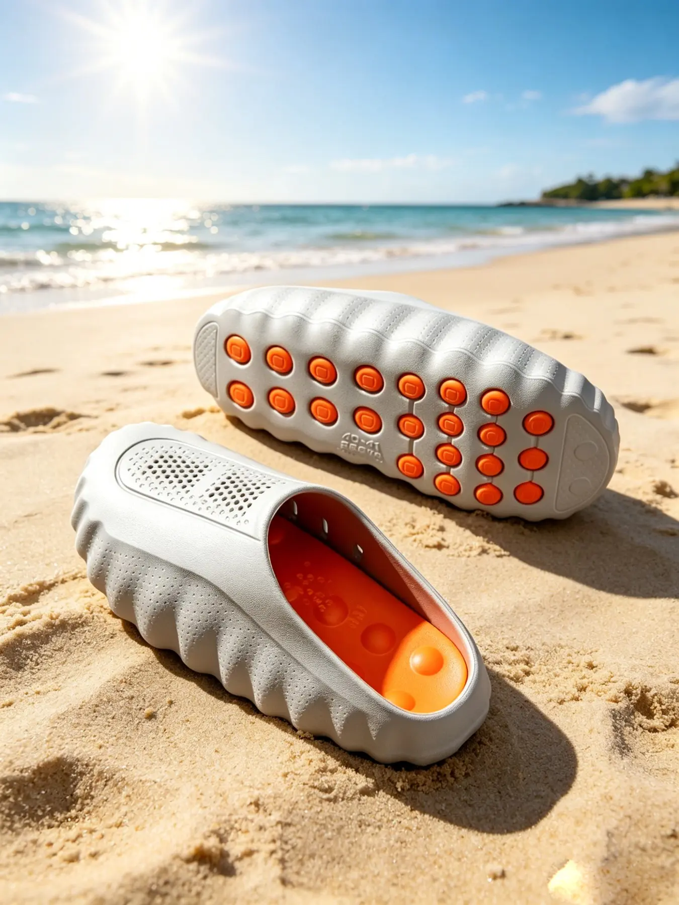 Couple Slippers, Eva Material, Casual Style, All Seasons, High Elastic Shock Absorption, Home & Commute, Trendy Fashion Footwear