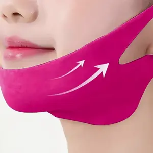 Collagen V-Line Lifting Gel Mask, Dual Chin Reducer Slimming Firming Moisturizing Hydrating Skincare Facial Mask, Face Care Treatment Moisturizer, Beauty Products
