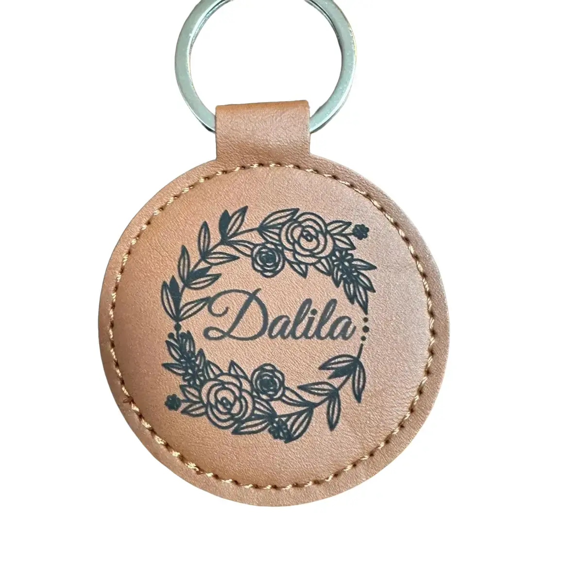 Personalized Key Fob/Air Tag Key Chain with Custom Engraving - Great for Organization and Security