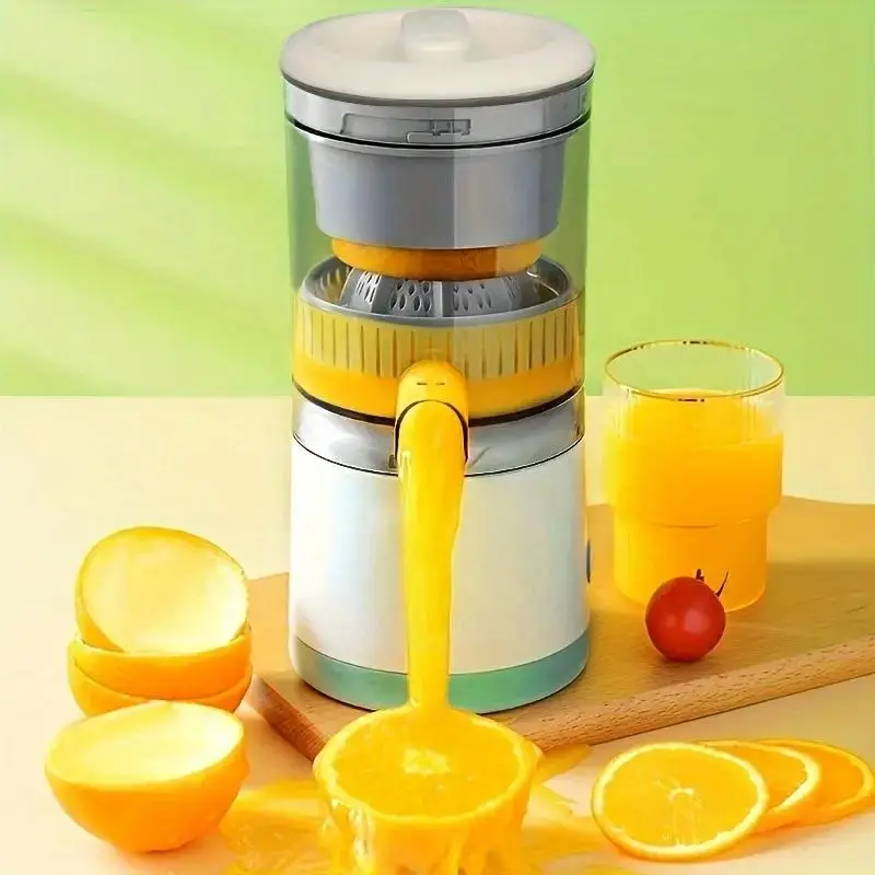 Cordless Orange Juicer Machine, 1 Count USB Electric Juicer, Portable Blender for Fruit, Electric Citrus Juicer - for Lemons and Oranges