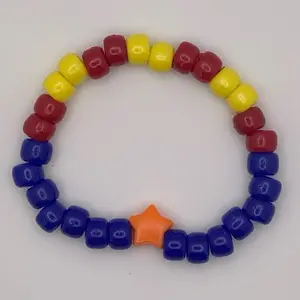 Arizona Flag Beaded Bracelet | Rave, State Flag