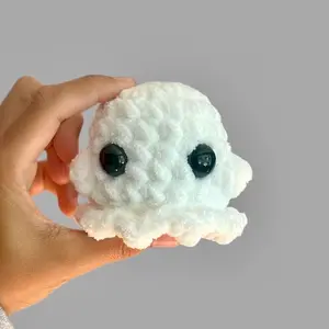 Baby Boo Crochet Ghost Amigurumi Small Sized Halloween Plush