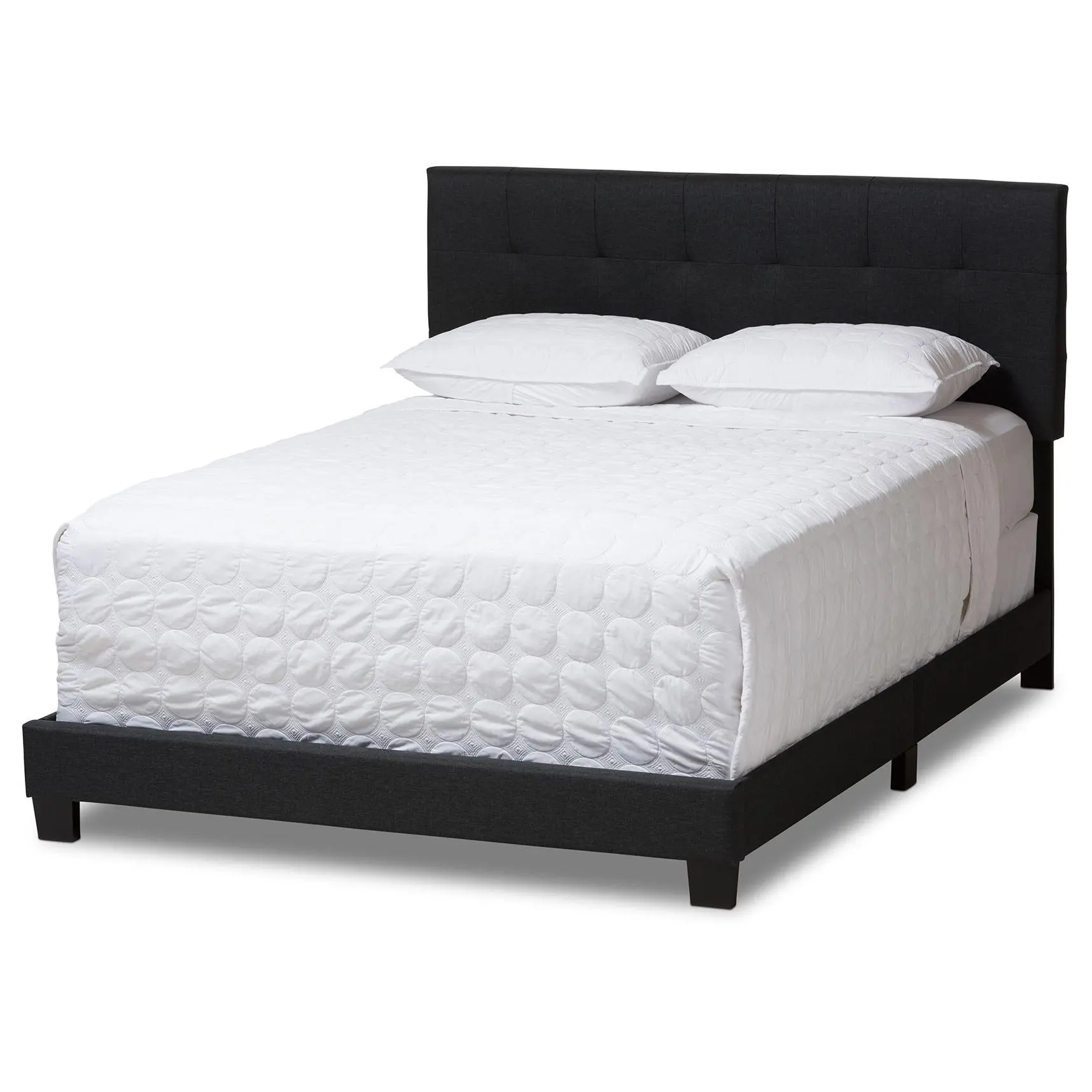 Brookfield Modern and Contemporary Fabric Full Size Bed
