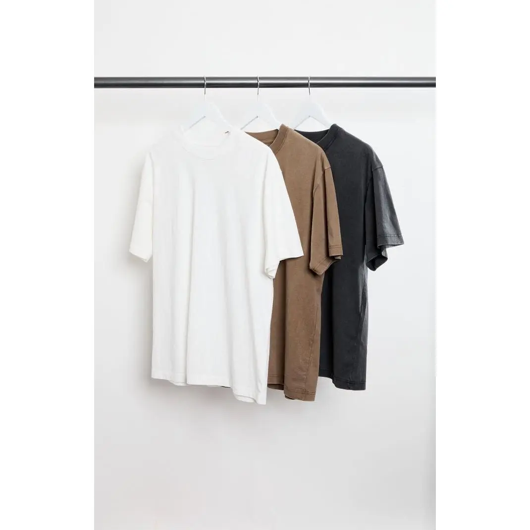 Pacsun Men's 3 Pack Premium Oversized T-Shirts