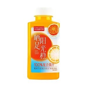 GHYJS Sunny Orange Juice 350ml - 100% Pure Fruit Blend, Low Calorie, Zero Sugar, Zero Fat