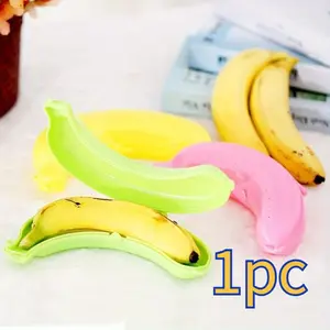 Banana Storage Box for Outdoor Travel Cute Banana Case Protector Box Container Trip Outdoor Lunch Boxes Fruit Storage Box Holder