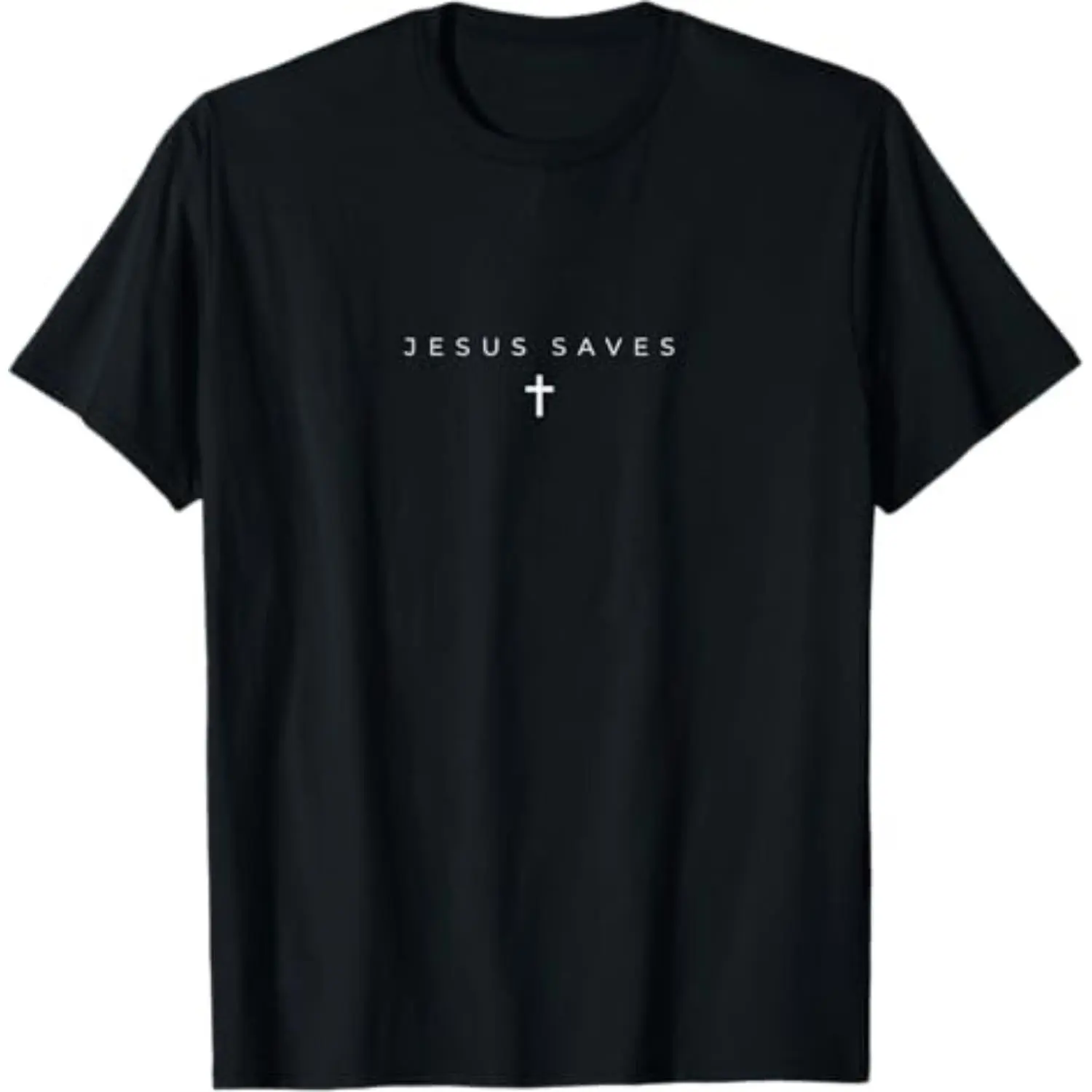 Summer t Shirts Jesus Saves Cross Subtle Christian Minimal Religious Faith T-Shirt