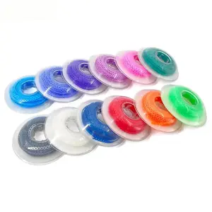 Tooth Decorative Dental Power Elastic Ultra Purple Long Power Chain Bracket Material Length 15 Feet Latex-free Excellent Color Stability High Elasticity Oral Gift