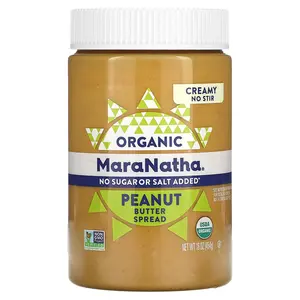 MaraNatha Organic Peanut Butter Spread, Creamy, 16 oz (454 g)