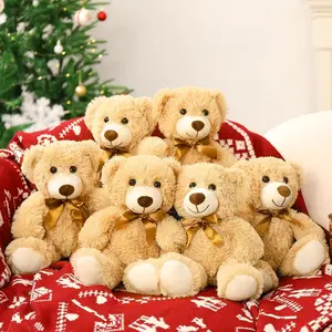 30cm/11.8in Cute Bear Plush Toy Soft Adorable Stuffed Teddy Bear Plushies, Soft Huggable, Soft Cuddly Gift, Lovely Snuggle Bear Stuffed Toy, Birthday Gift, Home Decor, Wedding Gift