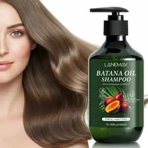 300ml - Batana Oil Shampoo - Rosemary Extract & Plant Extracts Formula - Cleans Nourishes Scalp & Reduces Hair Loss & Thickens Hair - Comfortable Washing Experience for All Hair Types - Natural Extract Shampoo, Nourishing Shampoo