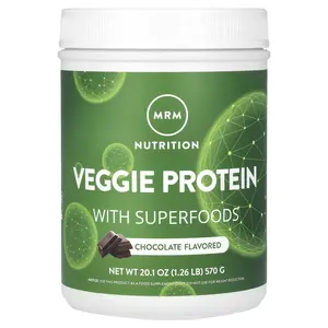 MRM Nutrition Veggie Protein with Superfoods, Chocolate, 1.26 lb (570 g)