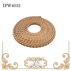 IFW 4032 iFlex Wood Products, bendable mouldings, flexible, wooden appliques, trim