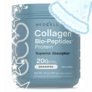 NeoCell Collagen Bio-Peptides Powder 20oz | Grass-Fed Protein with 18 Essential Amino Acids