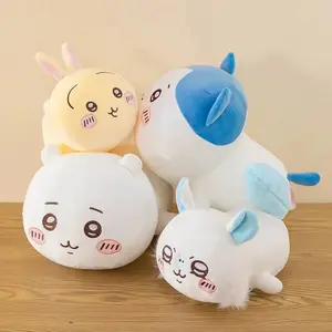 Super Soft Chiikawa Long Plush Pillow Cute Hachiware Anime Plush Doll Gift