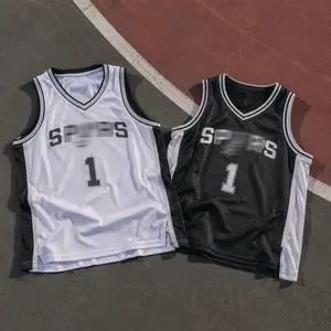 Wem Go Sp Go Basketball Mesh Jersey Shirt - Custom Team Basketball Mesh - Unisex Sleeveless Jersey with Reinforced Binding & All-Over Sublimation Print