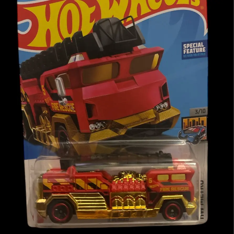 2024 HOT WHEELS 5 ALARM HW METRO 3/10 RED SUPER RARE