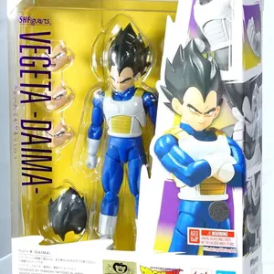 Bandai SHFiguarts Vegeta Daima Action Figure - Collectible Anime Model with Detailed Design and Accessories