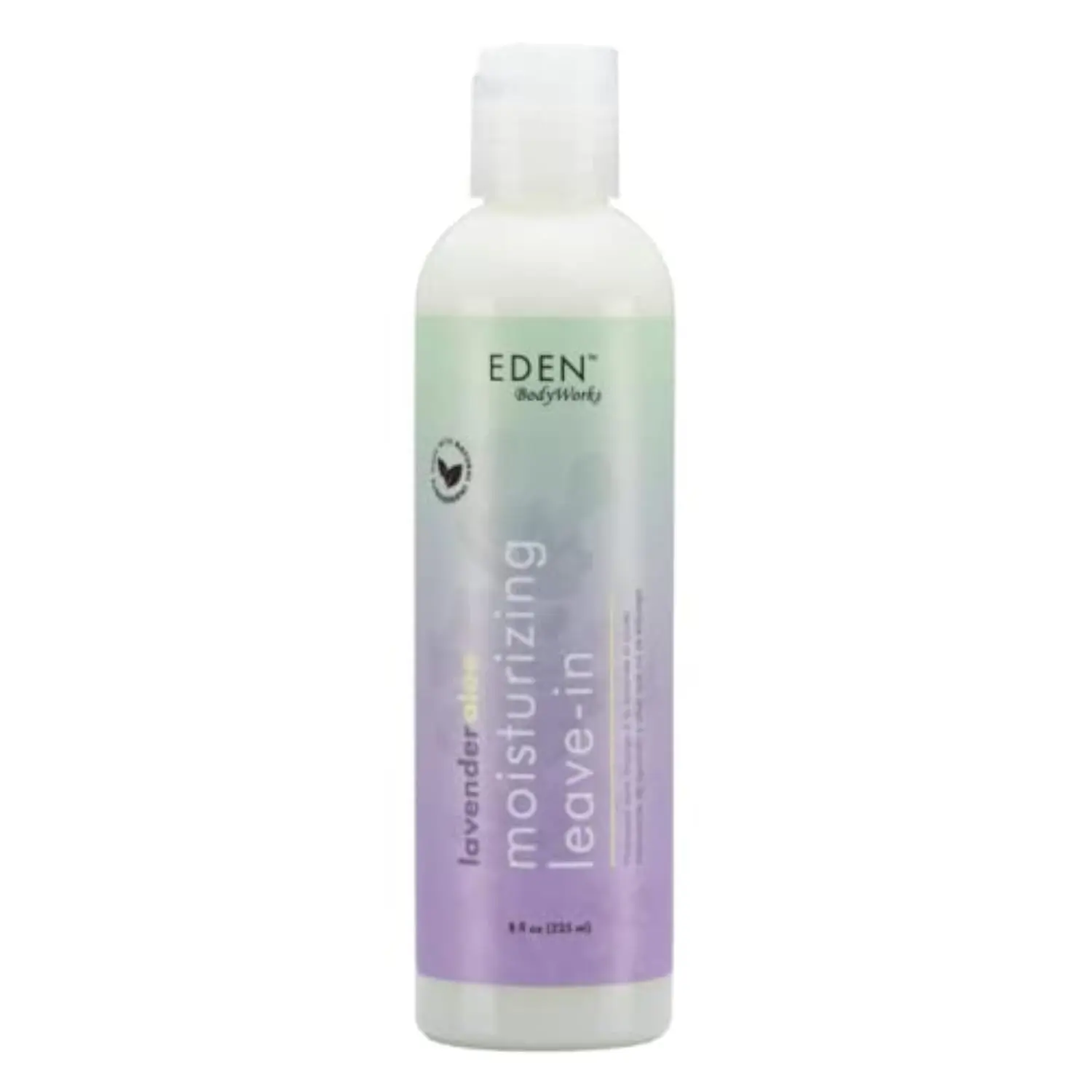 EDEN BODYWORKS Lavender Aloe Leave-In Conditioner, Daily Detangler for Hydrating Moisture, Lightweight Haircare for Dry, Wavy & Curly Locks, 8 oz, Conditioning, Natural Curls, Frizz Control, Detangling