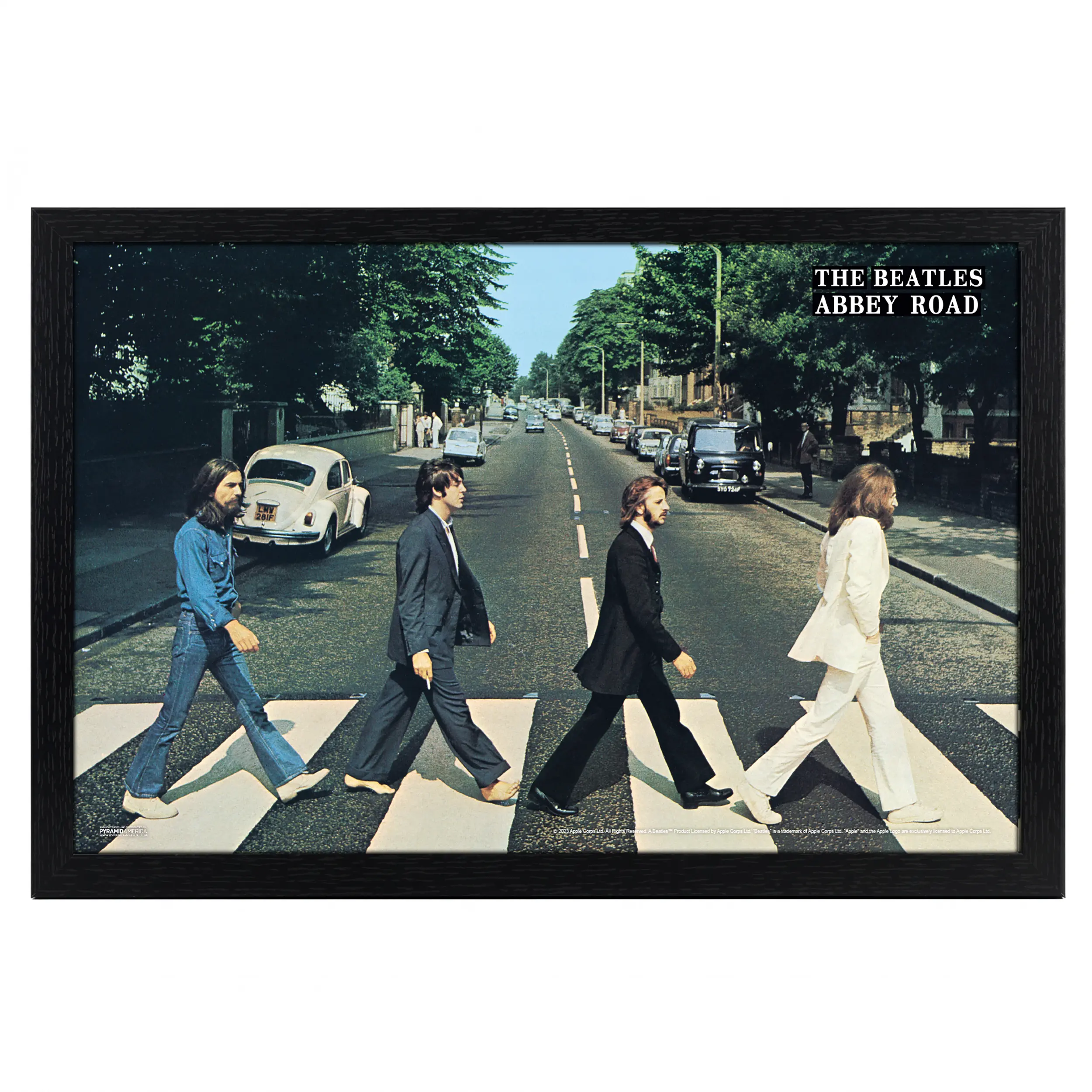 The Beatles - Abbey Road - 11x17 Framed Gel Coat