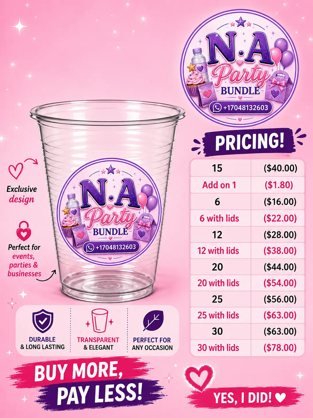 personalizes drink label