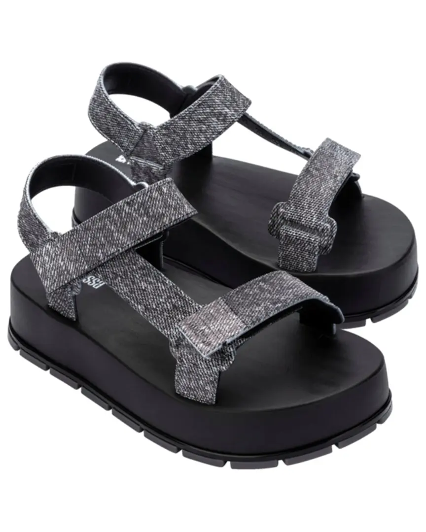 Melissa Shoes Flowing Denim Platform Shoe