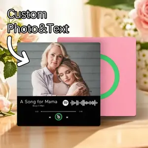 Personalised Music Fridge Magnet That Plays Mother's Day Gifts for Mum Multiple Colors without Frame