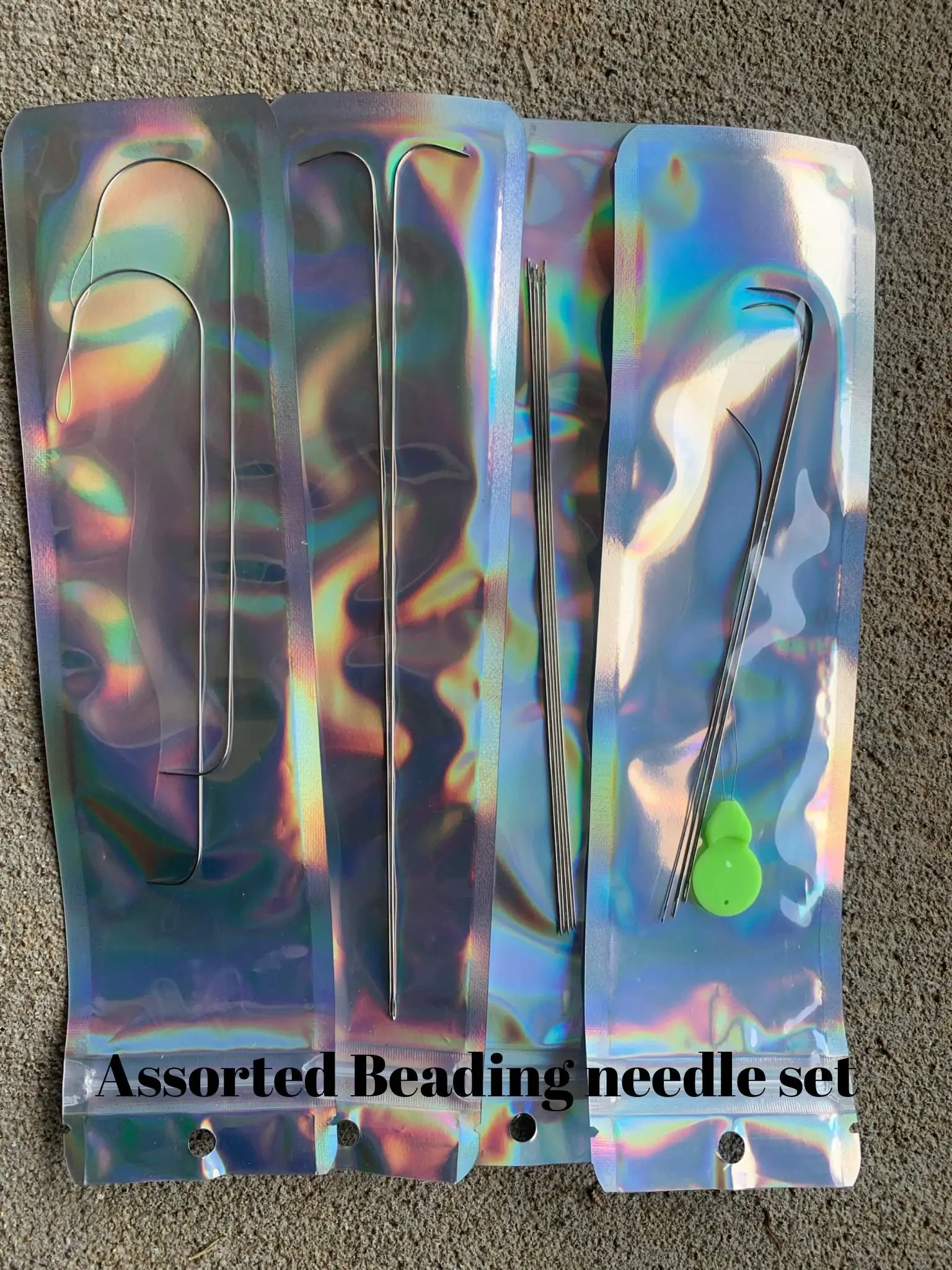 Variety of Beading Needles Stainless Bead Spinner Needle String Bead Needle for Spin and String Bead Sewing Supplies Crafts