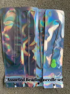 Variety of Beading Needles Stainless Bead Spinner Needle String Bead Needle for Spin and String Bead Sewing Supplies Crafts