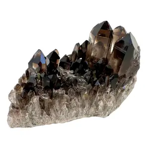 Raw Smoky Quartz Cluster - Extra Quality