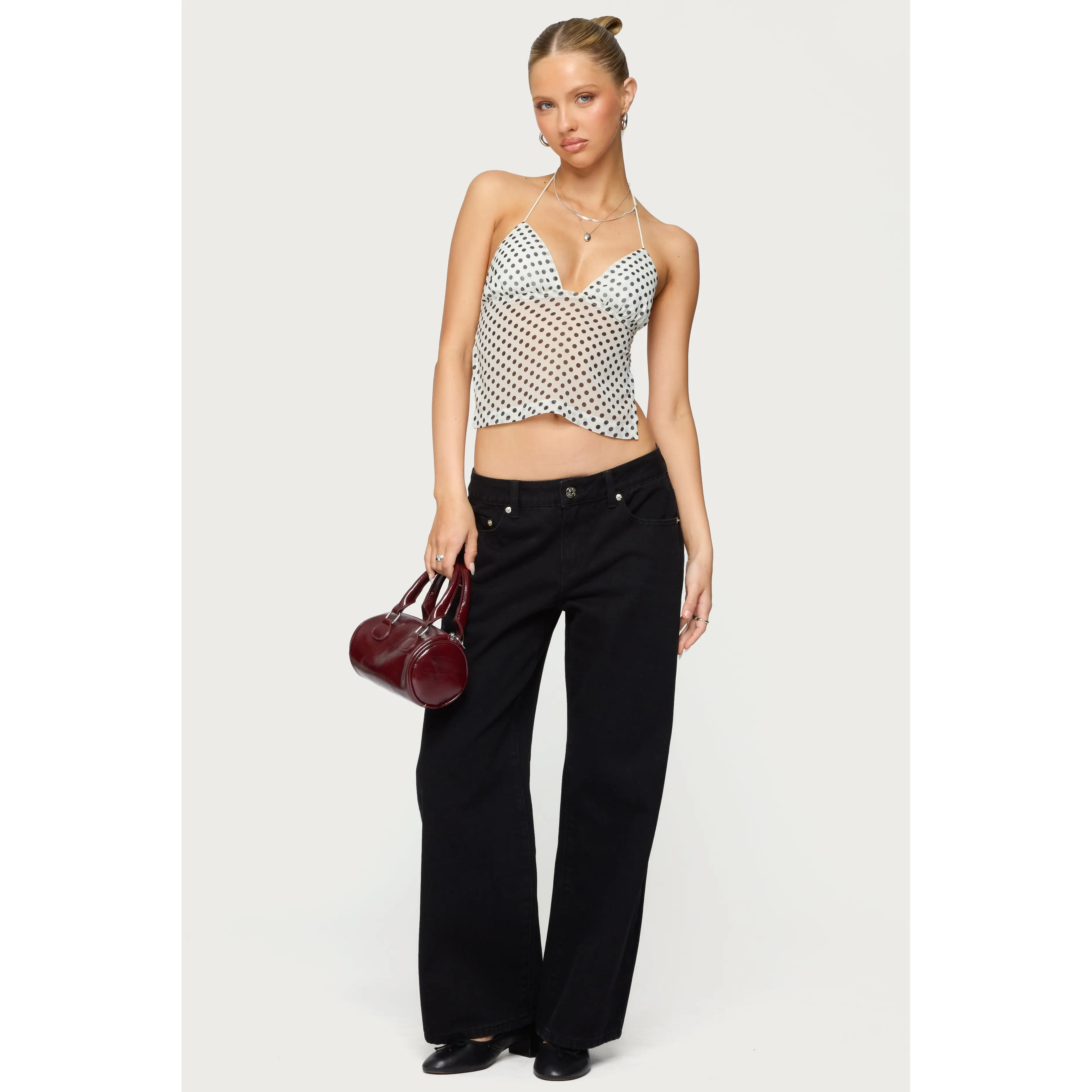 Petite Daytime Low Rise Baggy Jeans