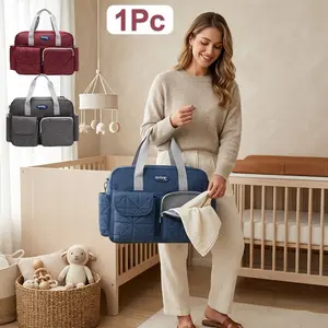 Large Capacity Diaper Bag Multifunctional Baby Backpack Waterproof Travel Storage Bag Suitable for Strollers and Trips Multiple Colors