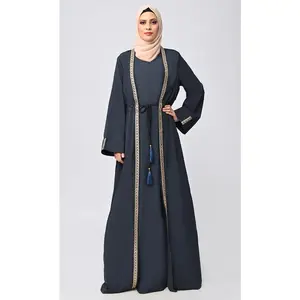 Beautiful Sequins Lace Intricate Shrug With Inner and Belt