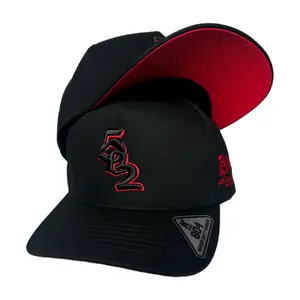 Panama Unisex High-Quality Cotton Baseball Cap - Adjustable Stylish Hat, Black Snapback, Guatemalan Premium Fashion Accessory for Daily Wear