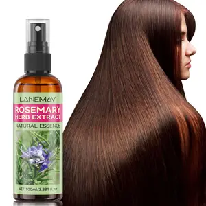 100ml Rosemary Hair Oil Spray - Natural Hair Oil - Treatment Hair Oil - Triple Herb Extract - Plant Extract Haircare - Refreshing, Lightweight & Non-Greasy - Nourishes Hair Roots & Smooths Frizz - Suitable for Daily Use
