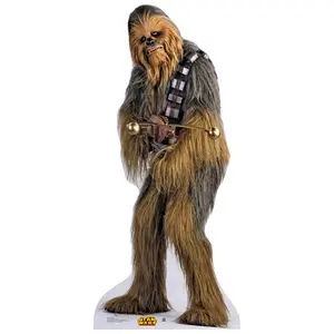 212 MAIN Advanced Graphics 526 Life-Size Chewbacca Corrugated Card Cutout - Front Cutout Design Home Decor, Room Artistic Wall Accent