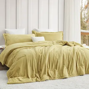 Softer than Soft - Coma Inducer Oversized Comforter Set - Sunlight Moss