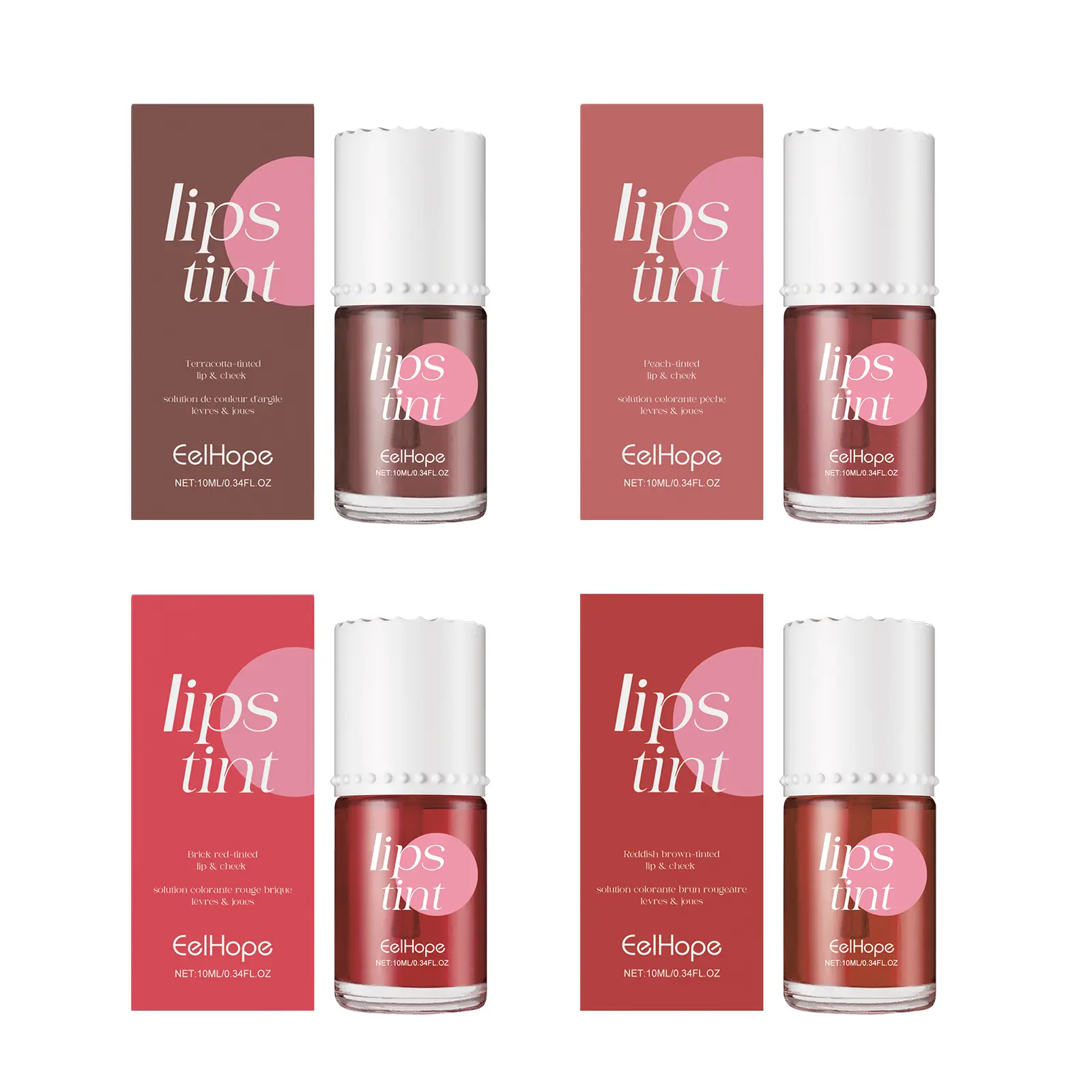Dual-Use Moisturizing Lip & Cheek Tint, Sheer Hydrating, Natural Easy-Coloring, Brightening, Colorful Long-Lasting Makeup, perfect valentine gift