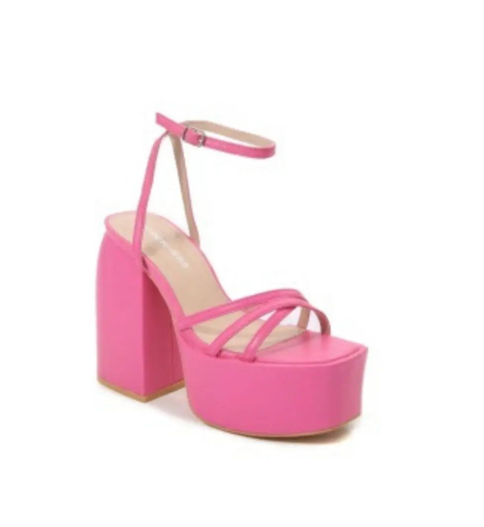 Hailey fuchsia sandals rosada