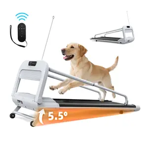 LIVIVOX Folding 2-in-1 Pet Treadmill with 2.5HP Motor & Shock-Absorbing Belt 265lbs DogTreadmill Home Workout Equipment for DogMomLife & PuppyTraining Vet-Recommended Design 5-Layer Cushioning for Joint Health