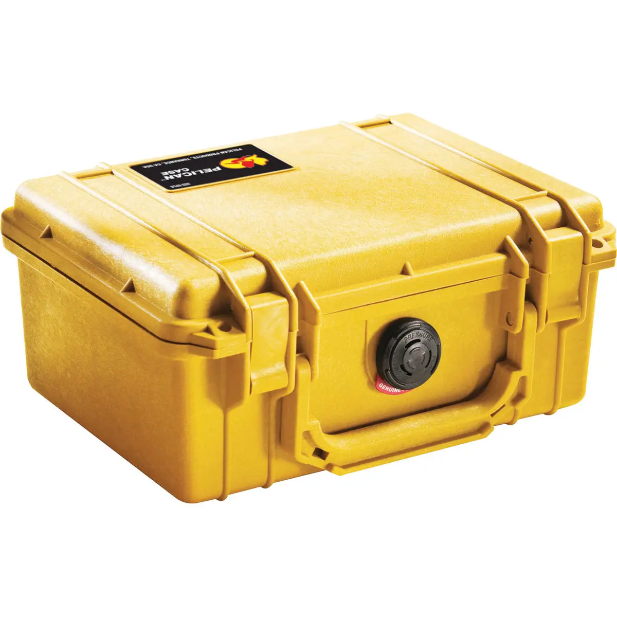 Pelican 1150 Watertight Hard Case with Foam Insert - Yellow, Abs Latch, Copolymer